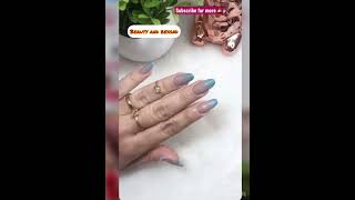 Easy trick to apply multi color nailpaint 🌈❤️ #viral #reels #short #2022 #nailart