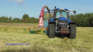 Silage 2016 -  Very Rare Video Of JF 1050 Cutting Wholecrop Barley