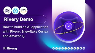 How to build an AI application with Rivery, Snowflake Cortex and Amazon Q