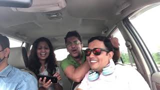 Hyderabad I Alok Katdare, Sampada Goswami & Puneet Sharma singing fun in car | PUNEET SHARMA MUSIC