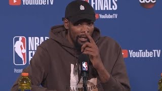 Kevin Durant postgame interview / GS Warriors vs Cavaliers Game 1