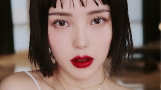 🍒Cherry Red Lips Makeup (With sub) 체리 레드 립 메이크업