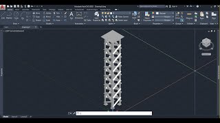 TUTORIAL DISEÑO DE ESTRUCTURA MENOR EN 3D PARA SUBESTACIÓN DE ALTA TENSIÓN EN AUTOCAD