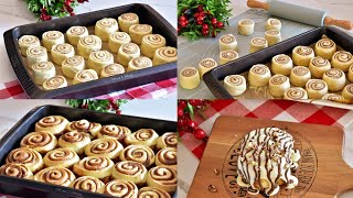 سينابون رولز مع سر صغير كيف يضل معكم طري والطعم خطير💯💯وصفه ولا غلطه The most delicious Cinnabon