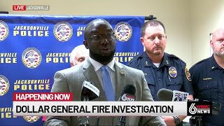 Dollar General fire investigation news conference