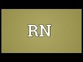 RN Meaning