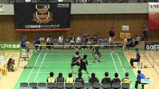 準決勝 第63回全日本実業団バドミントン選手権大会