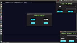 Tkinter Project - II on Phonebook Management