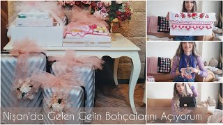 Nişan'da Gelen Gelin Bohçalarını Açıyorum 👰