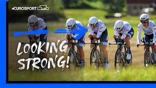 Trek-Segafredo win Team Time Trial by 38 seconds! | Vårgårda TTT  2022 -  Highlights | Eurosport