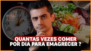 Quantas vezes comer para emagrecer? Descubra quantas refeições fazer por dia. #lowcarb #alimentação