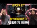 REAGINDO À NOVA GAMEPLAY DE RESIDENT EVIL 4 REMAKE!!!