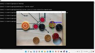 Color Detection and Angle Detection using open CV and Python