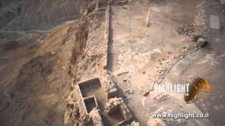 DS010B Israel aerial footage: HD Drone aerial video of Masada