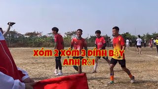 Trận Đá Bóng  giữa xóm 2 Vs Xóm 3 Phương Hữu Côn Làm Huấn Luyện Viên Cho Xóm 2