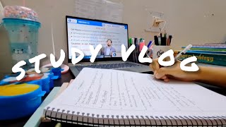 cozy study vibes🍂|study with me|taking notes |attending lectures|asthetic#yt#study #motivation#vlog