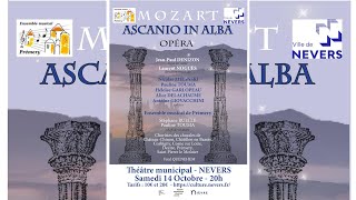 Mozart Ascanio in Alba Théâtre Municipal Nevers 14 octobre 2023