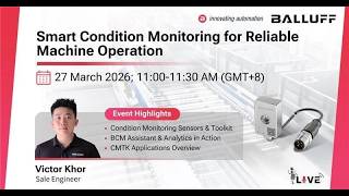 Webinar | Smart Condition Monitor for Reliable Machine Operation