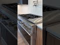 Monogram Appliances Range- Modern Custom Home Kitchen Space— Colorado Builder #builtfromimagination