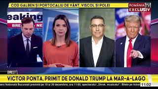 Victor Ponta s-a intalnit cu Donald Trump la Mar-a-Lago