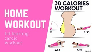 home workout - fat burning cardio workout - 37 minute fitness blender cardio workout at home