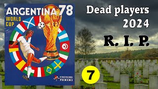 R.I.P. Dead football players in Panini Album \