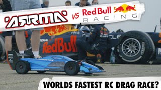 WORLDS FASTEST RC DRAG RACE? // @ARRMARC LIMITLESS vs. @redbullracing RB7