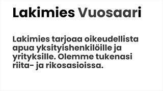 Vuosaari Lakimies