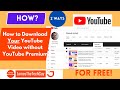 How to Download Your YouTube Video from YouTube (Without Using YouTube Premium) #downloadingvideo