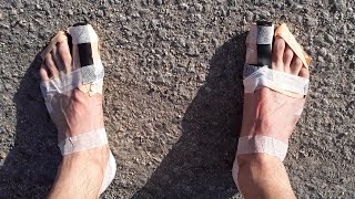 Almost-Barefoot Running Race Experiment