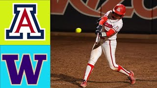 Arizona Wildcats Vs Washington Huskies | FULL GAME | Feb 7, 2025 | College Softball