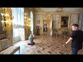 #Pushkin Tsarskoe Selo | Catherine Palace | The Chinese Drawing Room | Green Crimson Pilaster Rooms