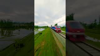 Fpv Drone VS Train #shorts #train #drone #nature #viral #trending