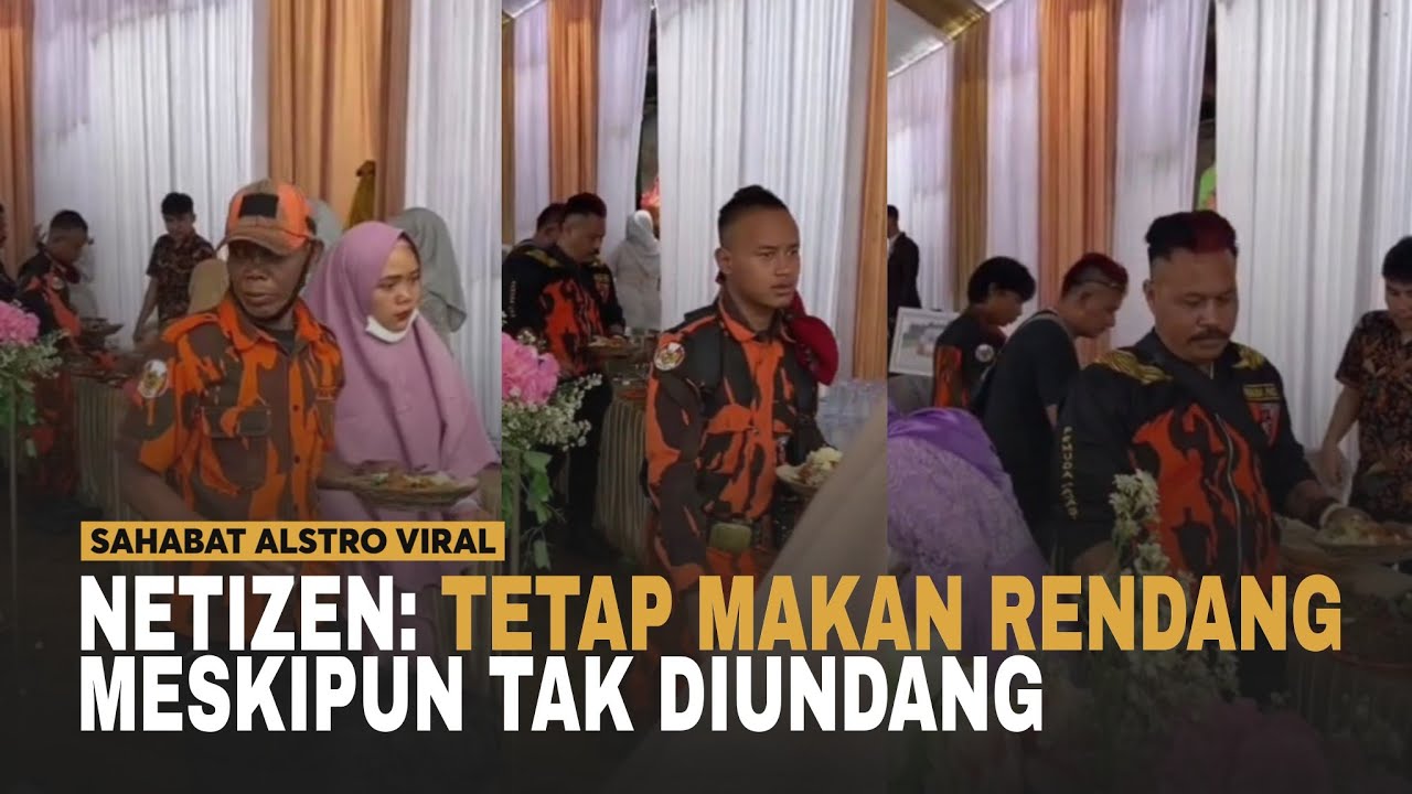 MAKAN DIHAJATAN ORANG Meski Tak Diundang, Para Pemuda Pancasila Ini ...