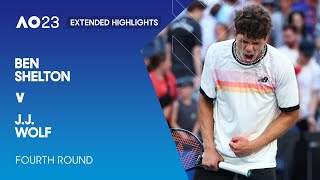 Ben Shelton v J.J. Wolf Extended Highlights | Australian Open 2023 Fourth Round