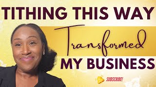 How I Tithe As a Small Business Owner