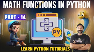 #14 🐍 What are the math functions in Python? | Python Tutorial for Beginners | Python math Module