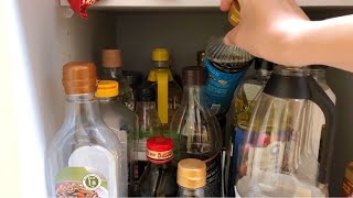 하부장에서 양념통 아직도 불편하게 꺼내시는 분 손!!✋ 하부장 정리법 끝판왕!!! How to organize the spice jar!