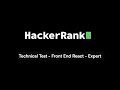 LIVE Frontend React Expert HackerRank Test | UBS Frontend Interview Challenge