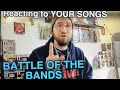 METALHEAD REACTS| TO YOUR MUSIC! (Songs you guys made, pick your fav below!) BATTLE OF THE BANDS!