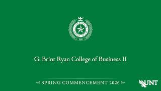 Business II | UNT Commencement Spring 2026