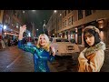 WEEKEND NIGHTLIFE IN HELSINKI FINLAND WITH VIBRANT CITY NIGHTLIFE