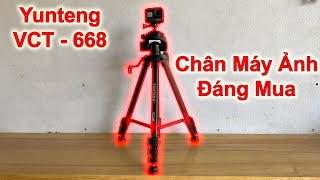 Review Chân Máy Ảnh Tripod Yunteng VCT 668 (2022)