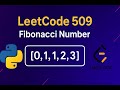 LeetCode 509 Fibonacci Number in Python | Easy Coding Tutorial for Beginners