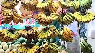 Shopping at a traditional Market  in Indonesia