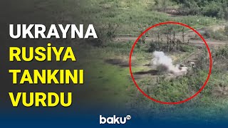 Baxmutda Rusiyanın ən güvəndiyi tankı məhv edildi