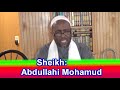 sh.abdullahi mohamud @ muslim youth event hd part 1