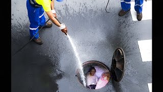 they found a family living in sewer..