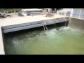 rapid mix in parshall flume in large water treatment plants