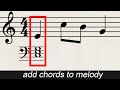 How to Add Chords to a Melody